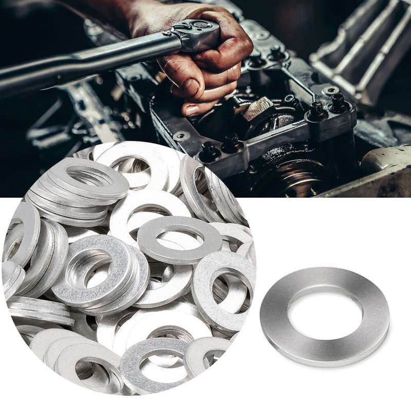 100pcs 12mm Oil Drain Plug Washer Gasket 90430-12031 For LEXUS For TOYOTA New