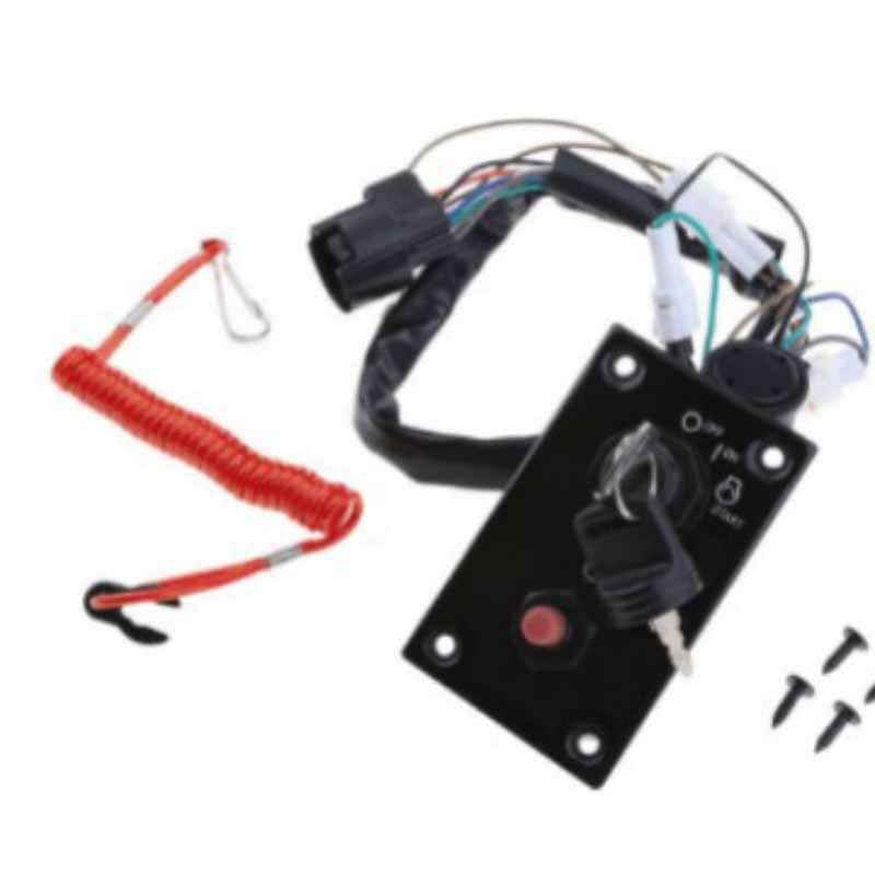 Marine Outboard Top single Ignition Key Switch Panel FIt For Suzuki 37100-96J24