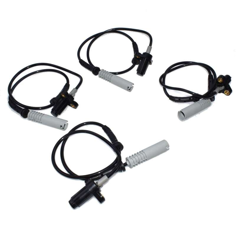 4 PCS Front LH RH ABS Wheel Speed Sensor For BMW 528i 540i 523i E39 34521182159