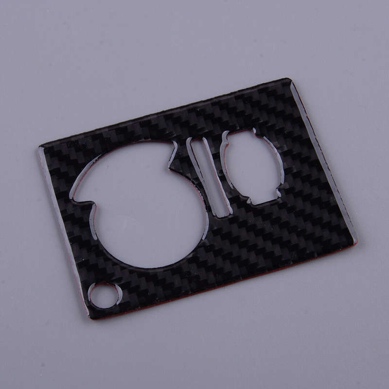 Carbon Fiber Headlight Switch Cover Trim Fit for Jeep Grand Cherokee 2011-21 New