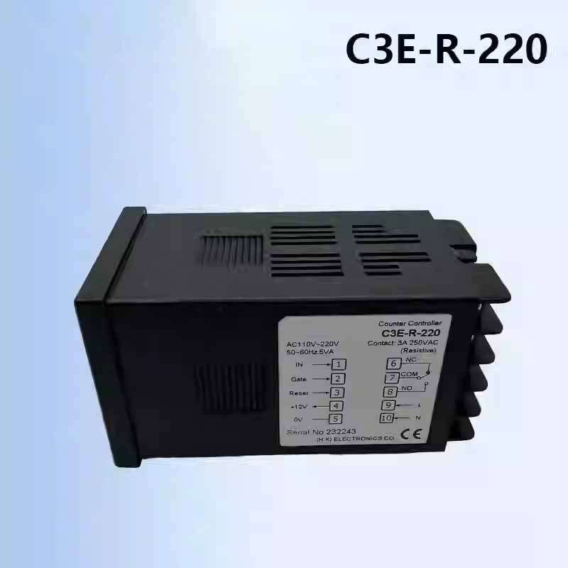 1PCS NEW FOR SESTOS Preset Counter C3E-R-24 AC/DC12-24V C3E-R-220 AC110V-220V