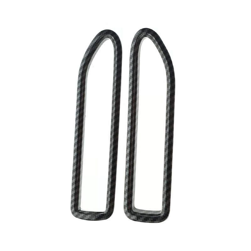 Carbon Fiber ABS Dashboard Air Vent Outlet Cover Trim Fit For Hyundai Sonata