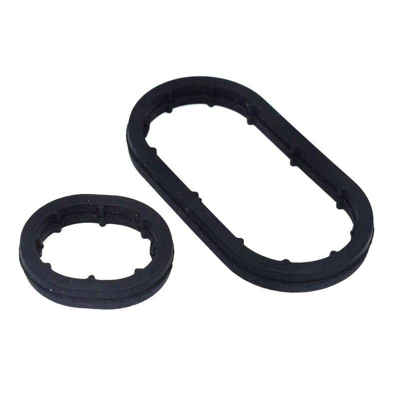 For Mercedes M112 M113 Engine Oil Cooler Seal Ring Gasket Set 2pcs 1121840261
