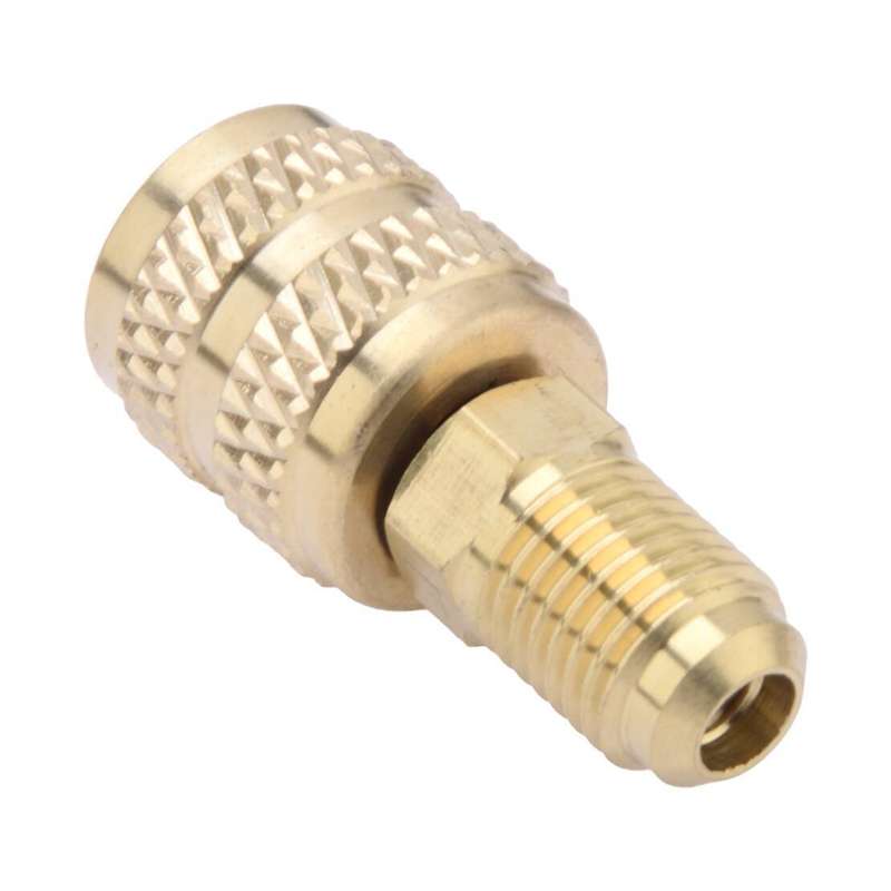 2pcs R32 to R410a Air Conditioning Adapter 1/4" Male SAE to 5/16" Female SAE
