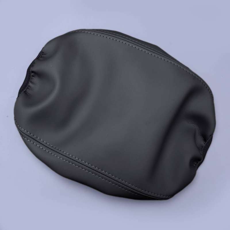 Leather Center Console Armrest Cover Black Fit For Mitsubishi Outlander 2022-25