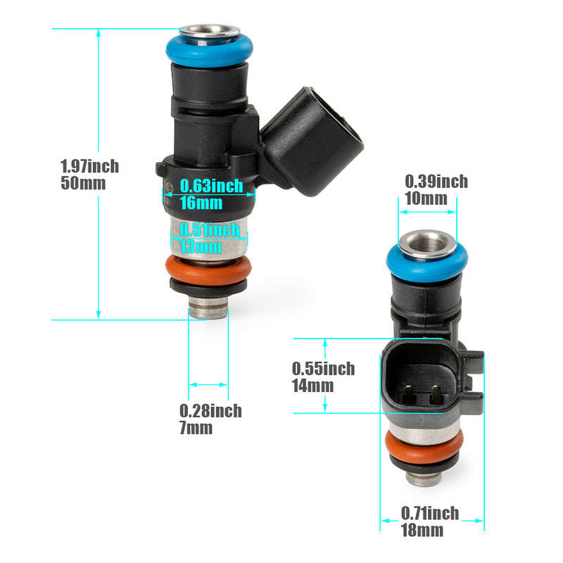2Pcs Fuel Injector For Polaris Ranger XP 900 Ranger Crew 570 2013-2019 2521068