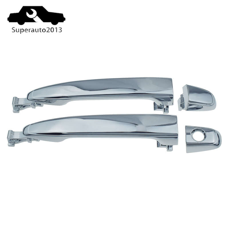 New Front Left & Right Outside Door Handle Chrome For Toyota Alphard Camry Lexus