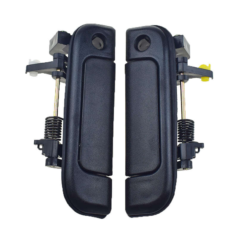 2PCS Outside Door Handle Front Left & Right Black For Toyota Hiace 1992-2004 New