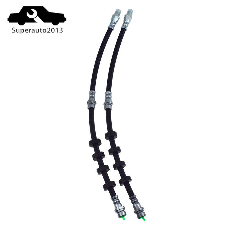 Pair Front Brake Hose For Ford Escape 08-12 Mazda Tribute Mercury Mariner 08-11