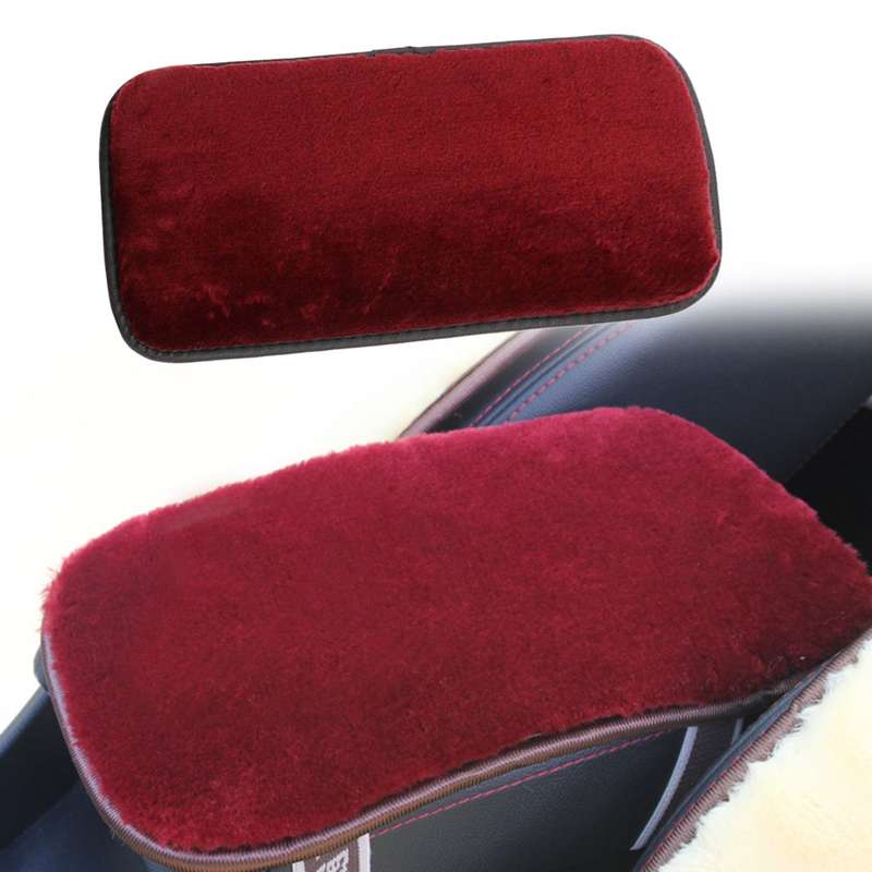 Armrest Cushion Car Cover Warm Mat Center Console Box Pad Protector Accessory ui