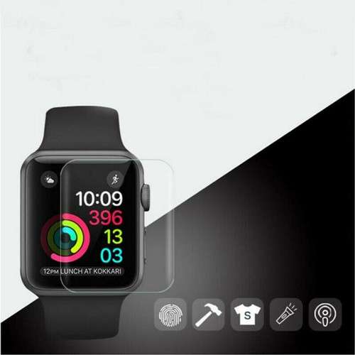 2 x Apple iWatch Soft Hydrogel Silicone Full Cover Screen Protectors FOR ALL MODELS