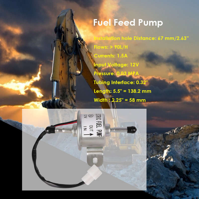 129612-52100 High Quality Fuel Feed Pump 12V for Yanmar 4TNV88 3TNV88