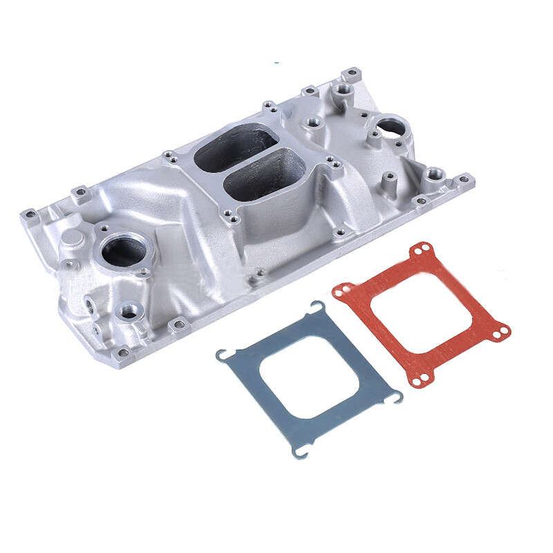 Fit For Chevy 350 SBC 283 305 327 350 Dual Plane Alum. Intake Manifold E42403P