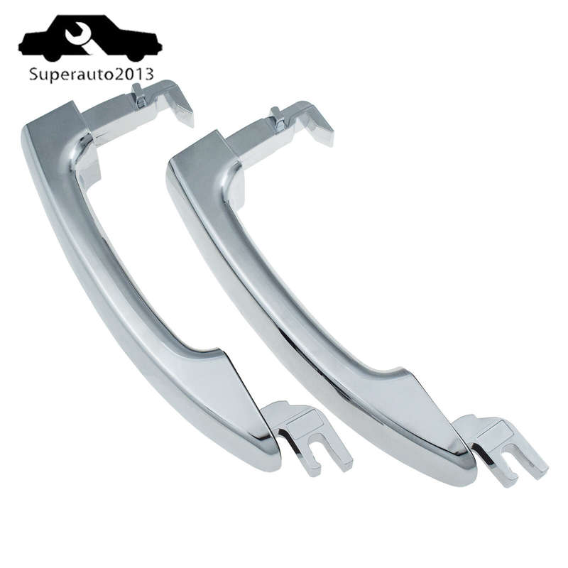Exterior Door Handle Chrome Front Left & Right For Ford Ranger Mazda BT50 12-20
