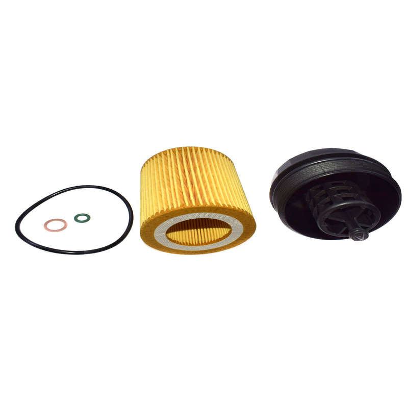 Oil Filter Housing Cover Cap w/ Filter For BMW X6 X5 Z4 328i 11427525334 HU816x