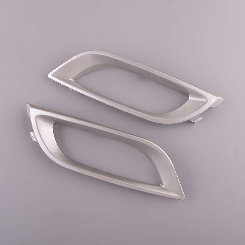 1Pair Front Fog Light Lamp Cover Trim Bezel Fit for Mazda 3 2010-2012