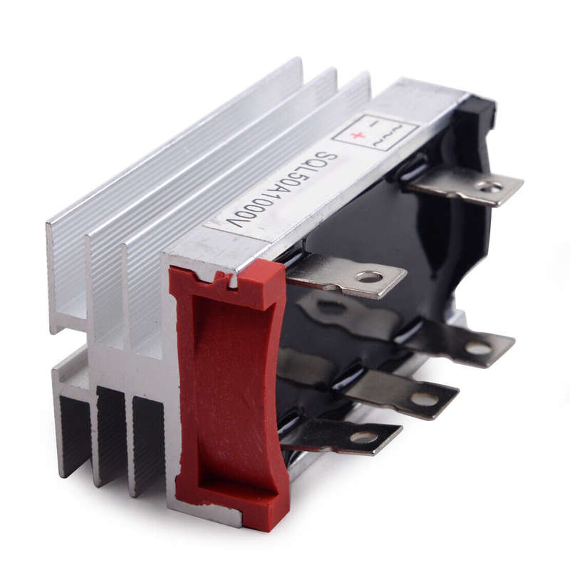 SQL50A 3 Phase Bridge Rectifier Diode 50A Amp 1000V AC To DC Current Converter