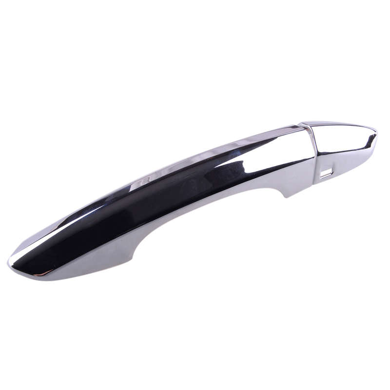 1Set Silver Exterior Door Handle Cover Trim ABS Fit For Ford Edge 2015-21 New