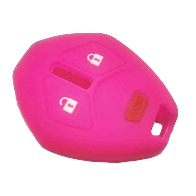 1x Pink Remote Key Fob Cover Fit For Mitsubishi Outlander Endeavor Lancer