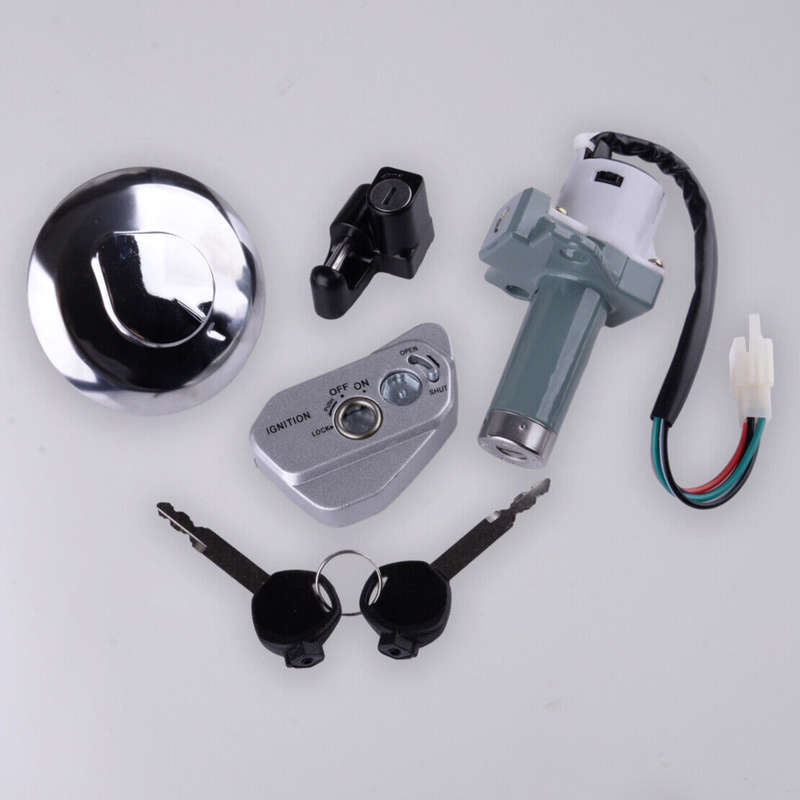 Ignition Switch Keys Lock Set Assembly Kit fit for Hawk 250 Dirt Bike Pit Bike