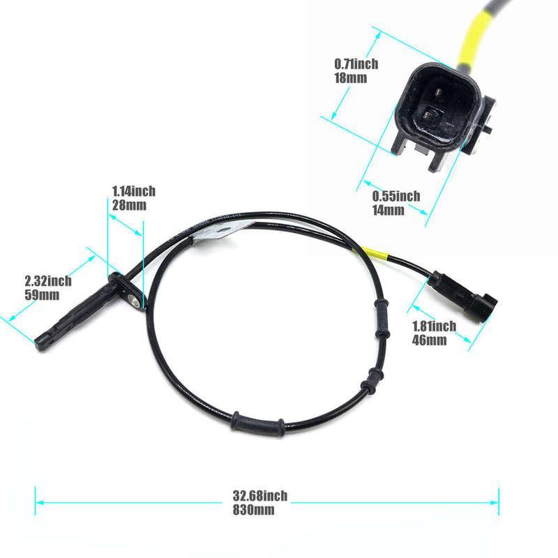 1PC 20811372 ABS Wheel Speed Sensor for Chevrolet Equinox GMC Terrain Front Left