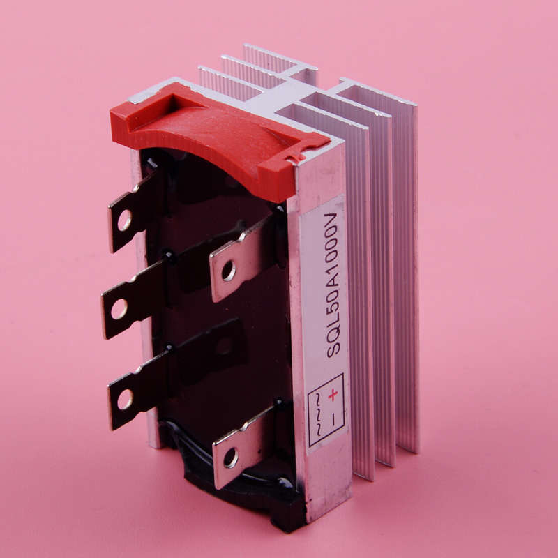 SQL50A 3 Phase Bridge Rectifier Diode 50A Amp 1000V AC To DC Current Converter