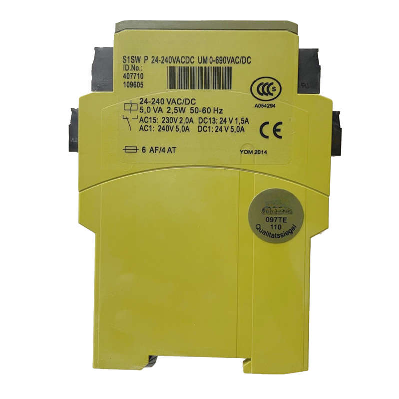For Pilz S1SW P 407710 Safety Relay 24-240VAC/DC