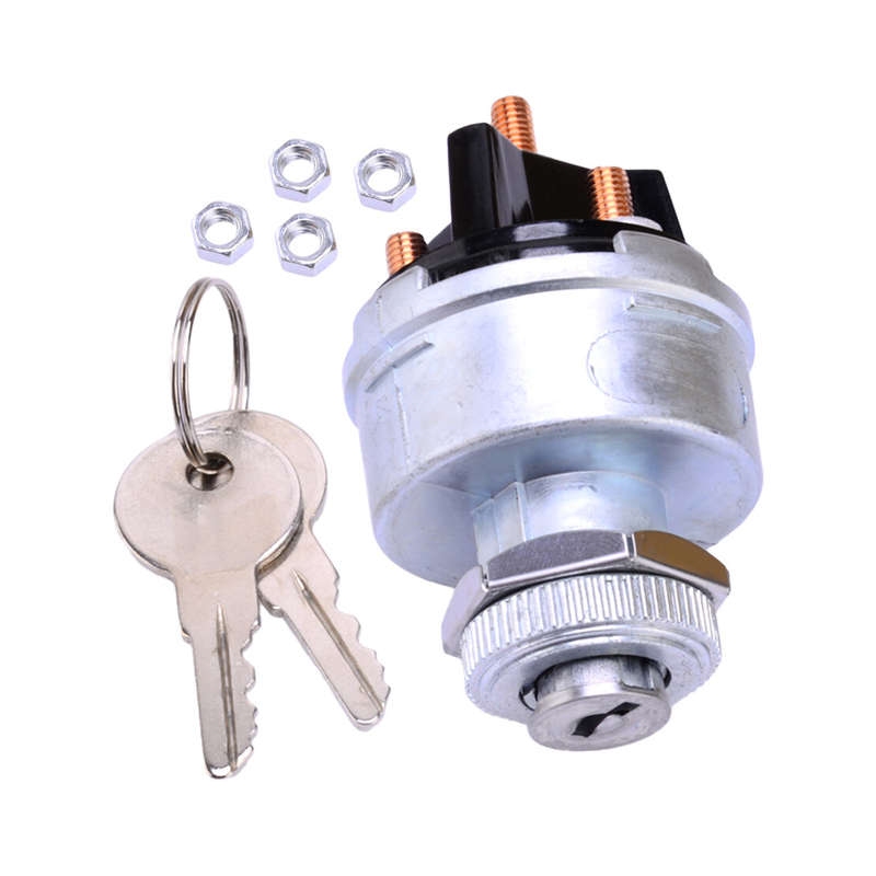 Universal Ignition Key Starter Switch With 2 Keys For Car Truck Tractor Trailer~