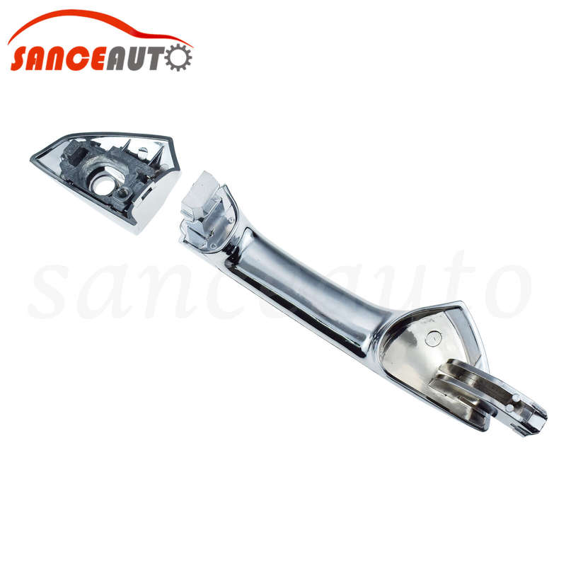 Front Left Exterior Door Handle For 2008-2012 Honda Accord Chrome Coupe Sedan