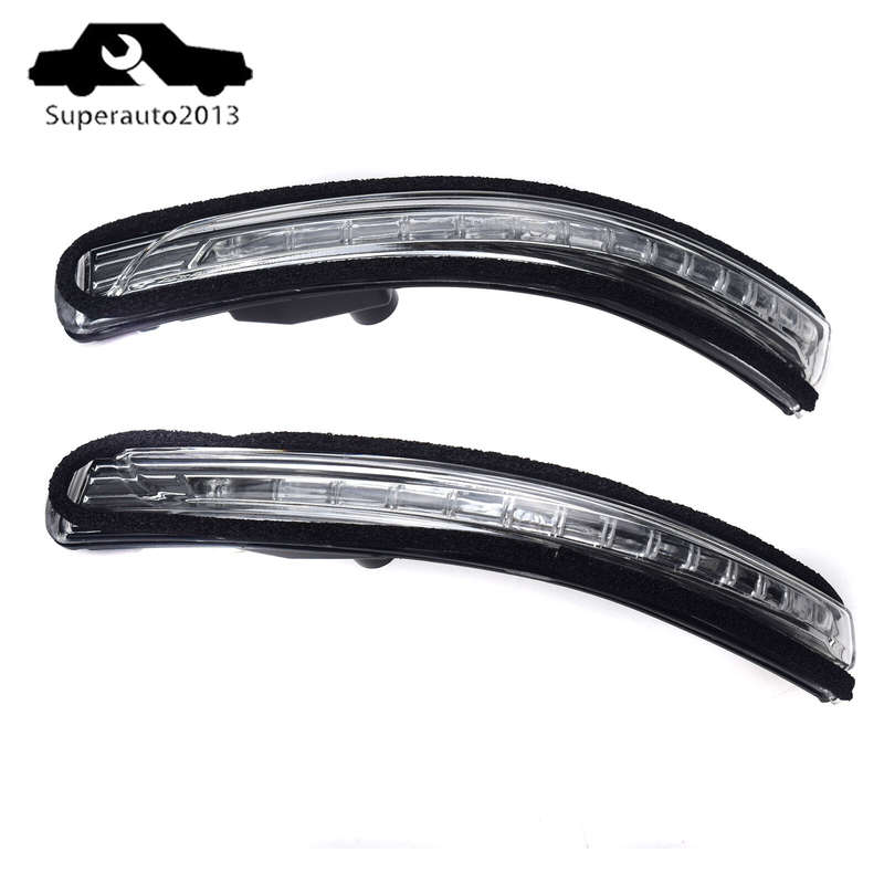 2PCS Left Right Side Mirror Signal LED For 2012-16 Kia Rio 876141W000 876241W000