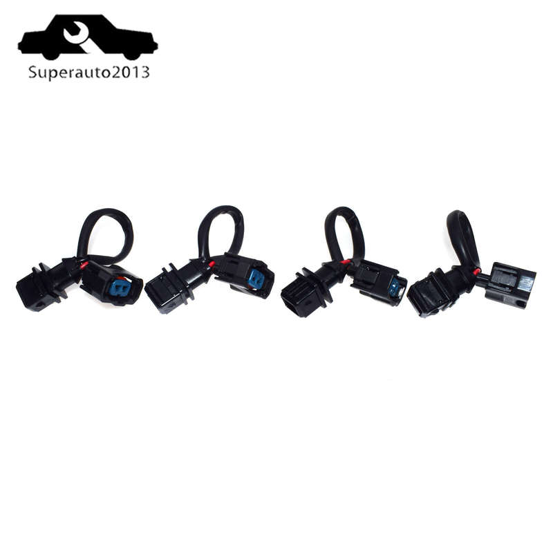 4X OBD1 To OBD2 Fuel Injector Harness Wire Adapter Plug For Honda Civic Integra