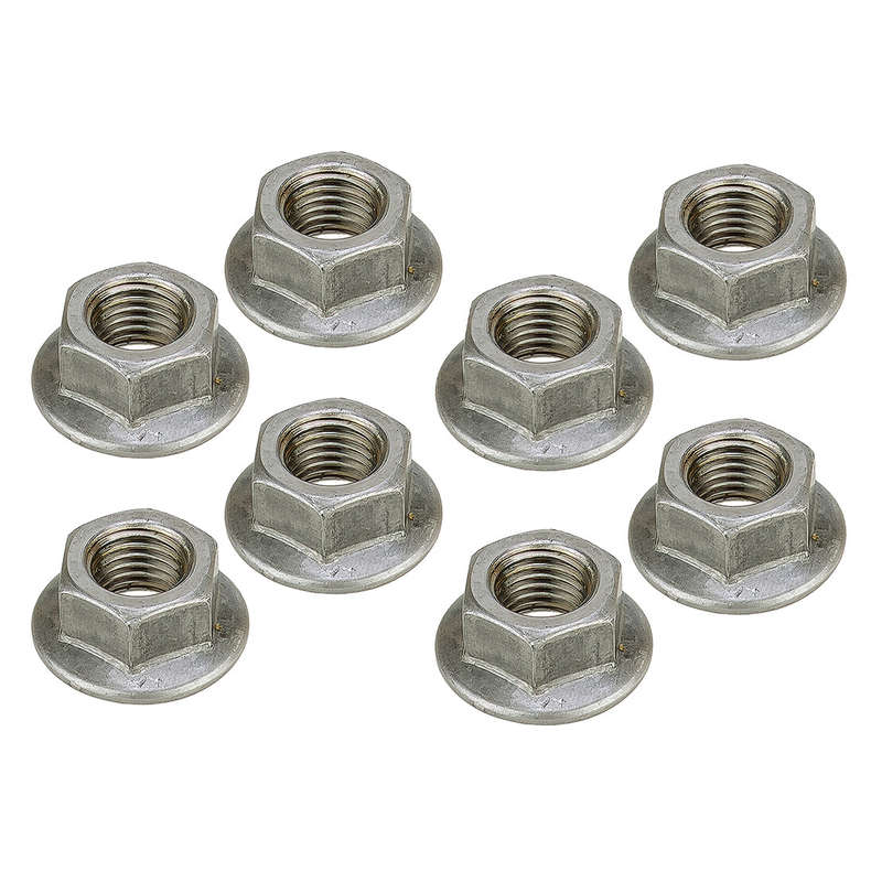16pcs M10 x 1.25mm Stainless Steel Hex Flange Nuts