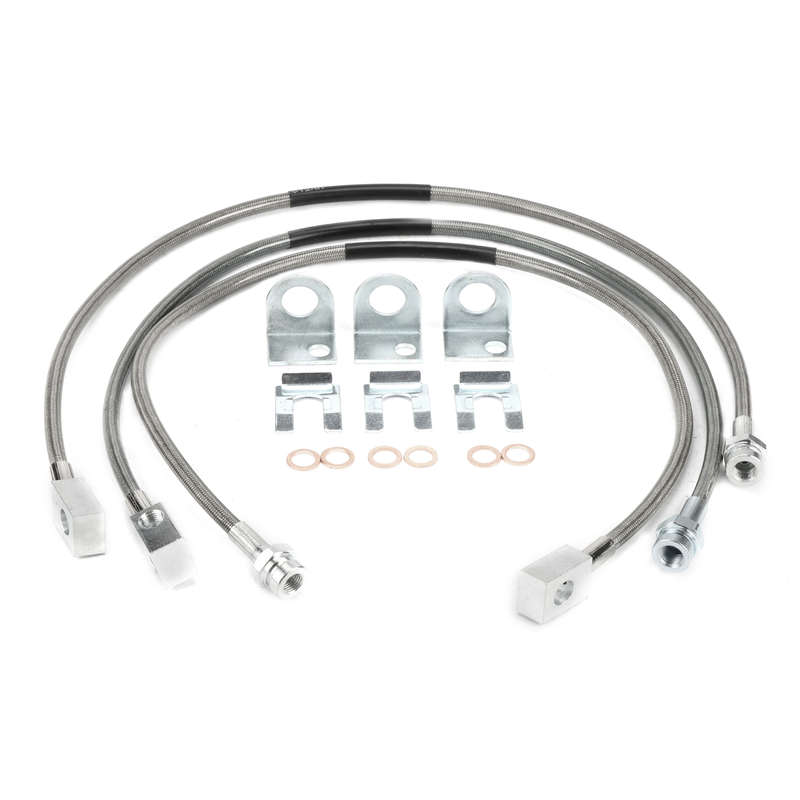 For Jeep Wrangler TJ YJ 1987-2006 & Cherokee XJ 1984-2001 Extended Brake Lines