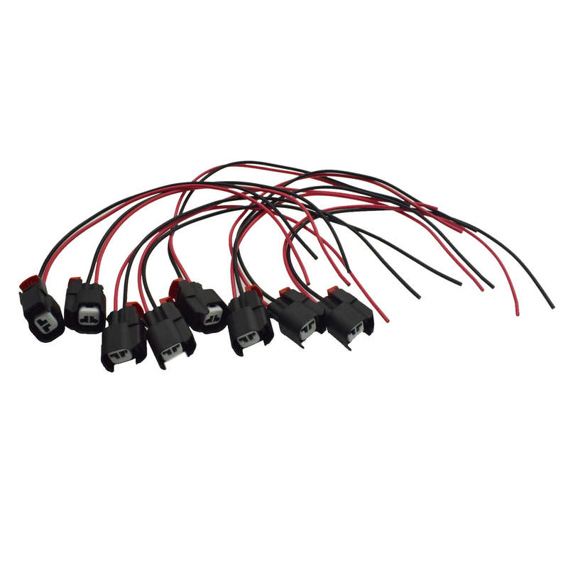 8PCS Fuel Injector Connector Wiring Harness For Wrangler JK TJ, Dodge Jeep New