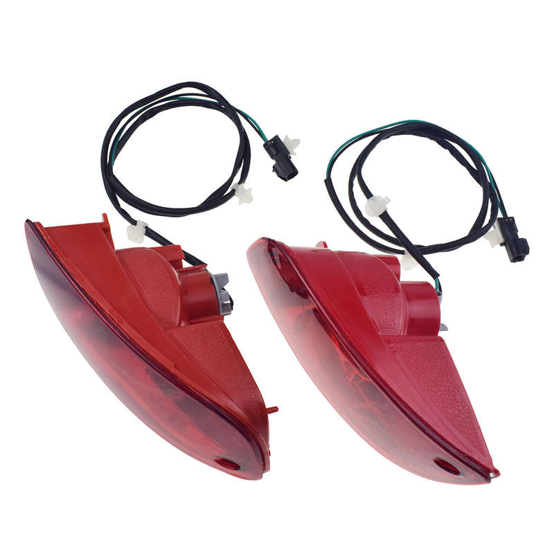 2X Rear Left & Right Side Bumper Reflector Lamp For 2007-09 Hyundai Santa Fe New
