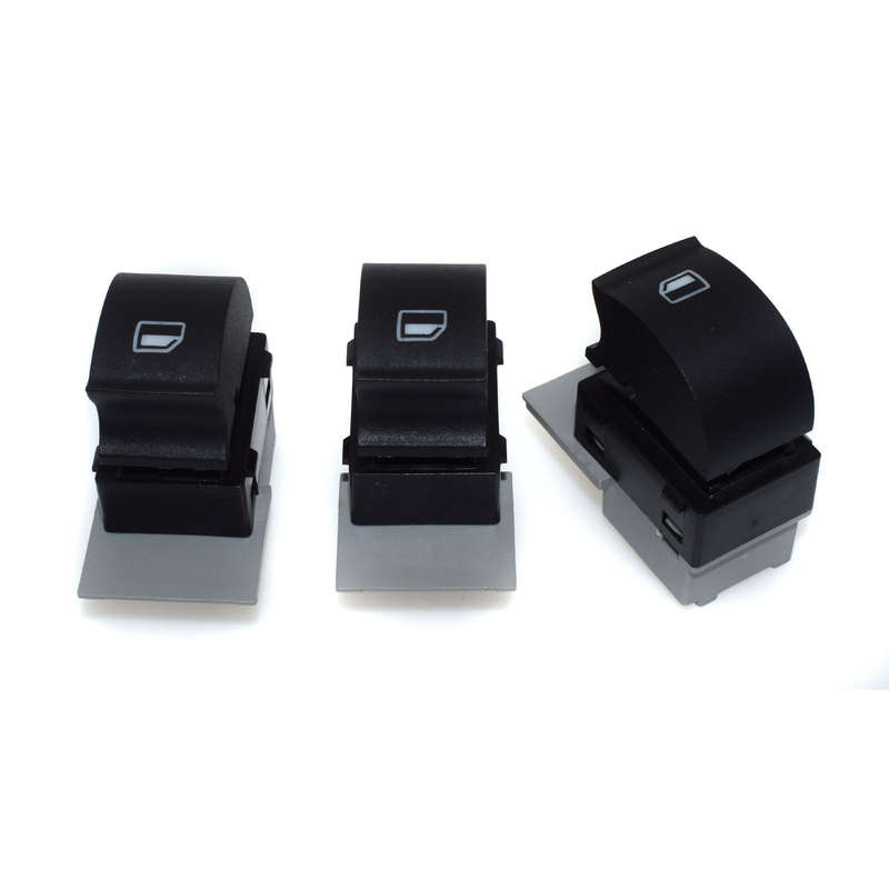 4B0959855A Set 3pcs Right Electric Power Window Switch For Audi A6 RS6 98-04 New