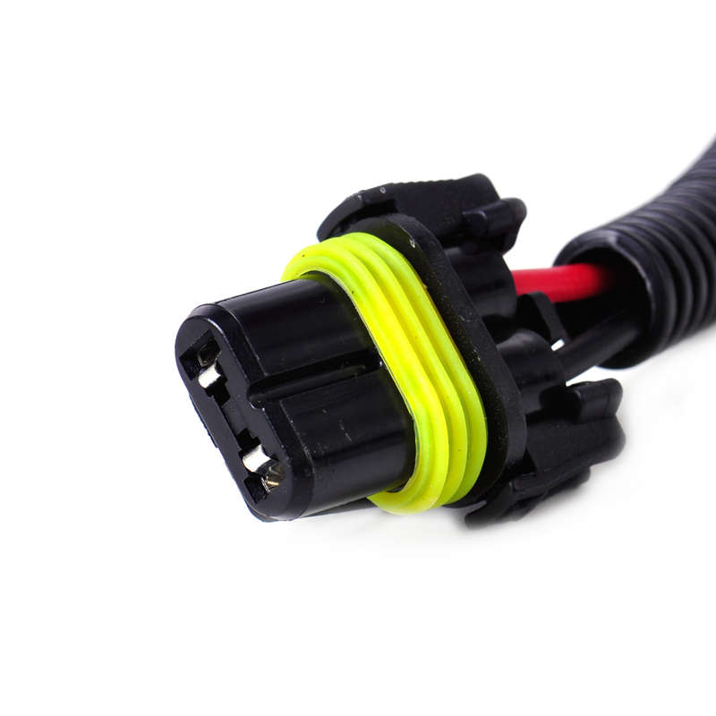 2pcs Headlight Fog Light HB4 9006 Wiring Harness Socket Plug Extension Wire