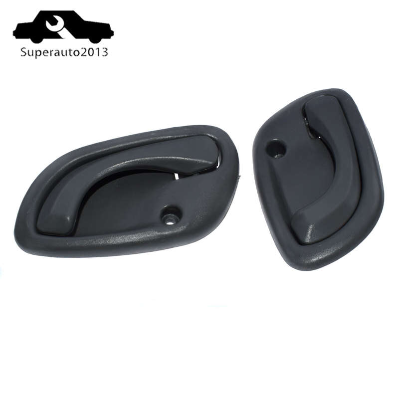 2X Door Handle Front or Rear Left & Right Interior Gray For Suzuki Grand Vitara
