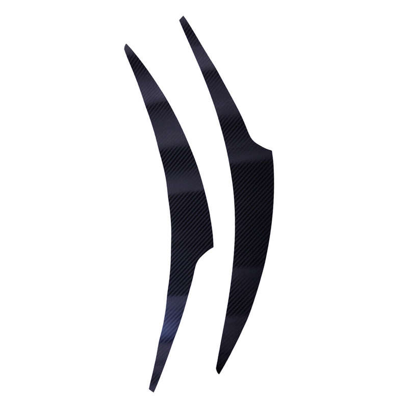 2Pcs Headlight Eyebrow Eyelid Trim Cover Fit for Honda Accord 2014-2015