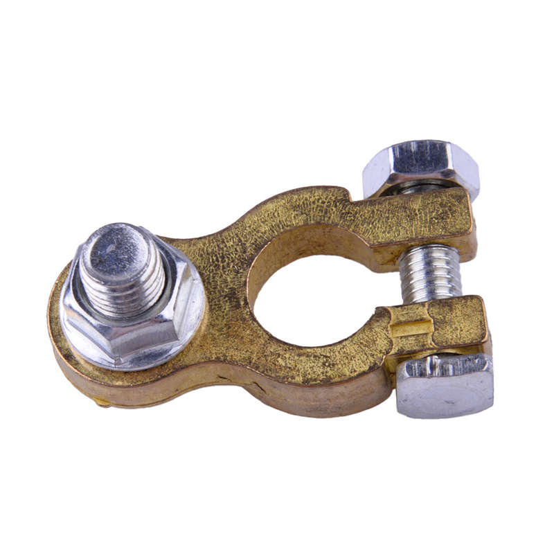 Pair M10 Battery Terminal Connector Cable Clamp Clip Parts Universal New