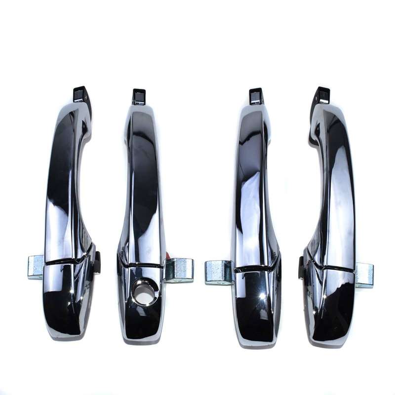 Front Rear LH RH Chrome Outer Door Handle Set For Chrysler 300 C 05-10 5065801AE