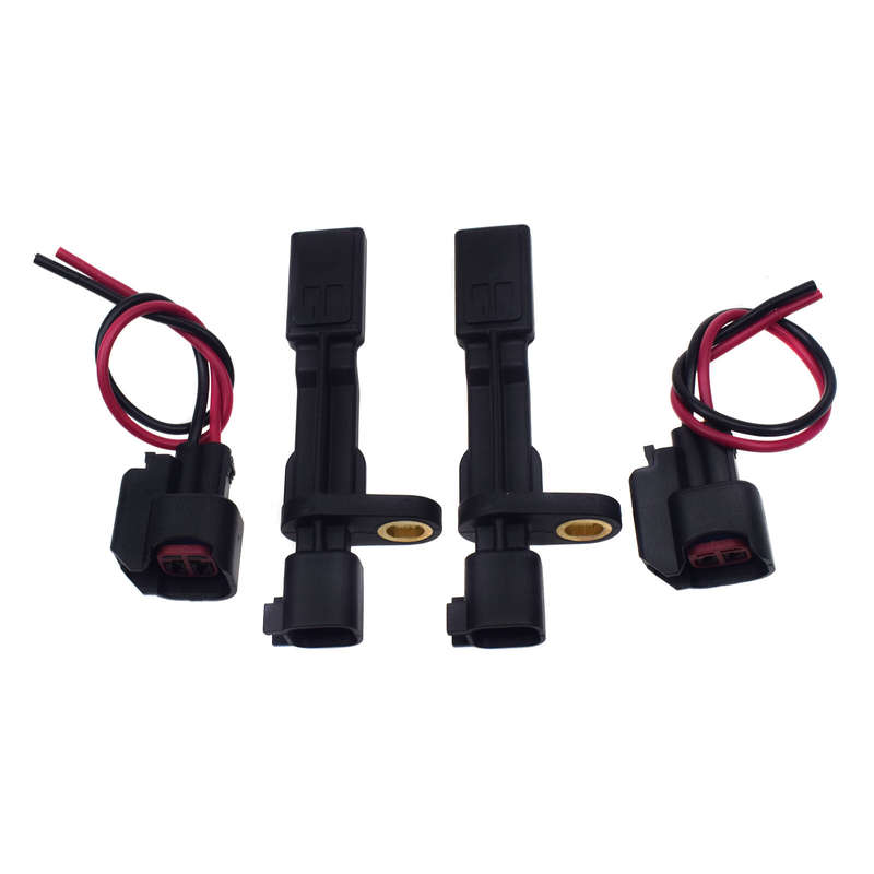 4pcs Wheel Speed Sensor W/ Plugs Rear LH RH For Jeep Wrangler JK Liberty Dodge