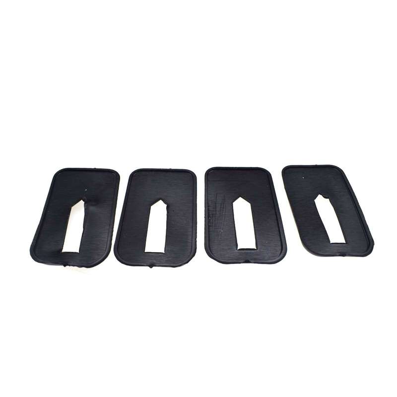 4PCS Door Handles Exterior Front Rear Set w/ 2 Same Keys For VW Volkswagen Golf
