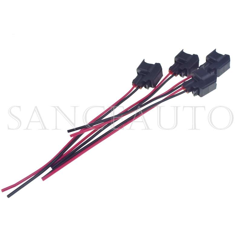 4PCS Fuel Injector Harness Connector Pigtail S824 S-824 1P1344 WPT-1051 PT2160