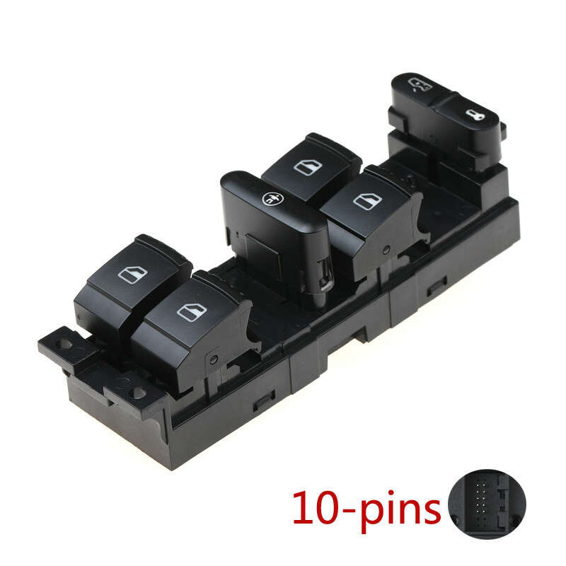 Window Switch Button For Passat B5 Bora Golf 4 MK4 Seat Leon Toledo 1J4959857D