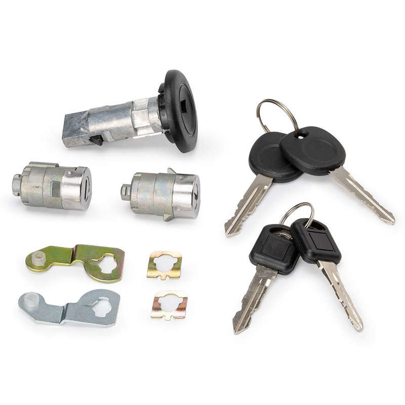 For Ignition & Switch Front Door Lock Cylinders with 2 Keys Chevrolet GMC H2