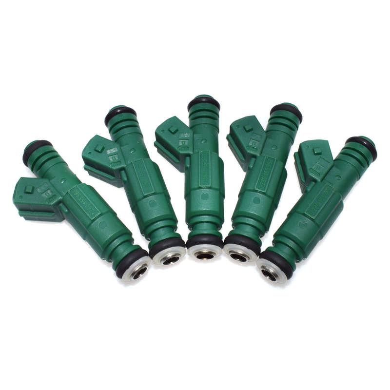 5PCS 440cc 42lb Fuel Injectors 0280155968 For VW Ford Focus Chevrolet Dodge New