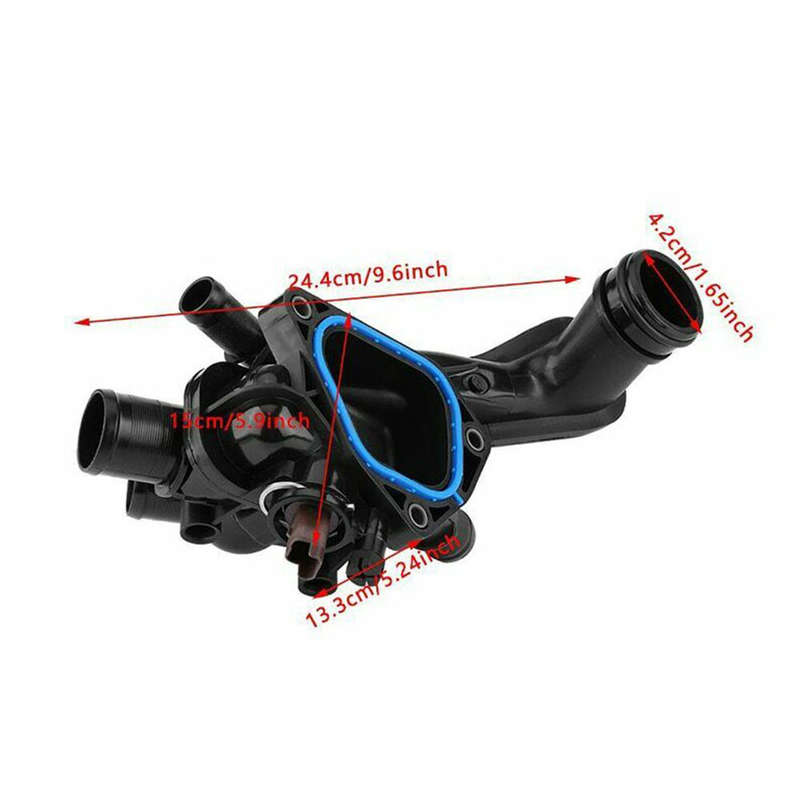 Fit For Peugeot 208 308 3008 Cooling System Thermostat Hosing Water 9808646980