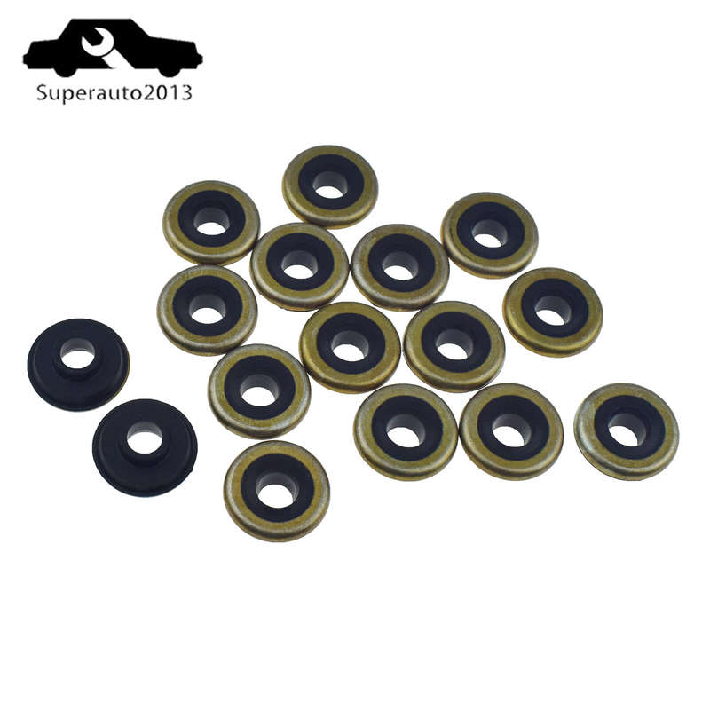 16X Rocker Valve Cover Bolt Seal Grommet For 2002-2005 Subaru Impreza WRX EJ205