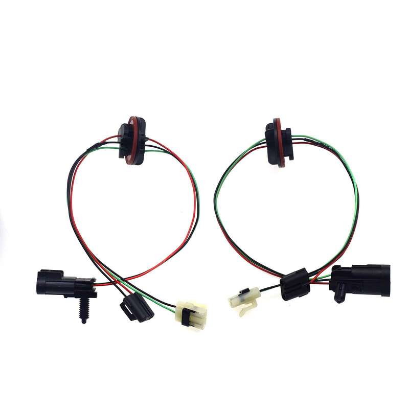 2pcs Headlight Lamp Wiring Harness 09-17 Fit Dodge Ram 1500 2500 Quad Halogen